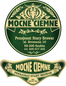 Etykieta Mocne Ciemne Stary Browar