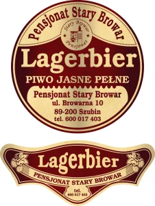 Etykieta Lagerbier Stary Browar